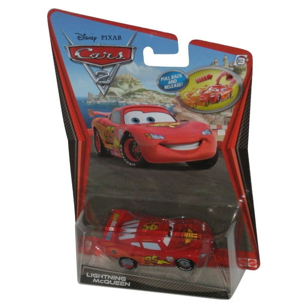 Disney Cars 2 Movie Pull Back & Release Lightning McQueen (2010) Mattel
