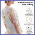 thumbnail image 4 of Vocoste Pregnancy Belly Band Maternity Belt with Adjustable Straps for Pregnant Women Gray Medium, 4 of 7