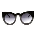 thumbnail image 2 of La Manera Clásica Del Diseñador Del Ojo De Gato De Las Nuevas Mujeres De Los Hombres Sombrea El Negro Brillante De Las Gafas De Sol Sunnimix Gafas de sol de las mujeres, 2 of 8