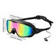 thumbnail image 2 of 2pcs Goggles Natacion Silicon Antivaho Y Uv Xtellar Negro Unisex, 2 of 4