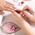 thumbnail image 3 of 2 piezas de paletas de decoración de uñas, paleta de esmalte de uñas, paleta de mezcla, placa de maquillaje, placas de uñas para decoración de uñas, soporte para puntas de uñas, 3 of 5