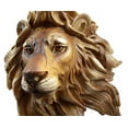 thumbnail image 2 of Atlantic Collectibles Mufasa The Wise Lion King Of The Jungle Bust Decorative Figurine 11.25"H Resin In Faux Wood Finish, 2 of 5