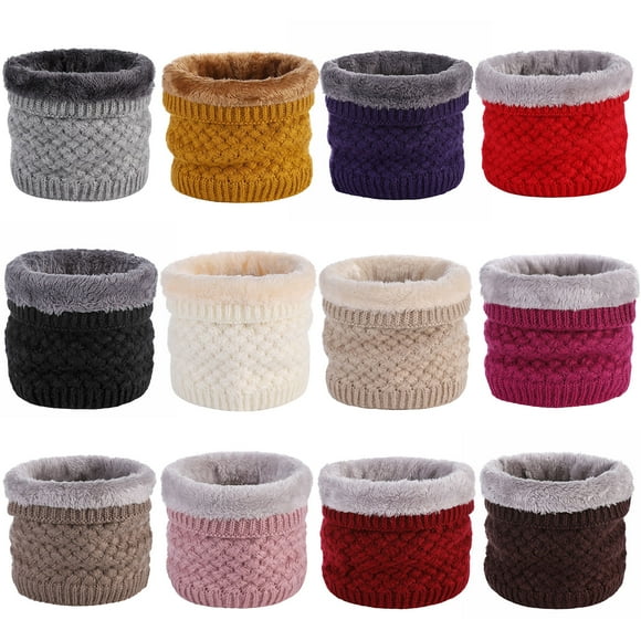 Winter Neck Warmer Men Ski, Neck Gaiter Face Scarf Women, Fleece Scarf for Men Gaiter Mask, Thick Windproof Scarves