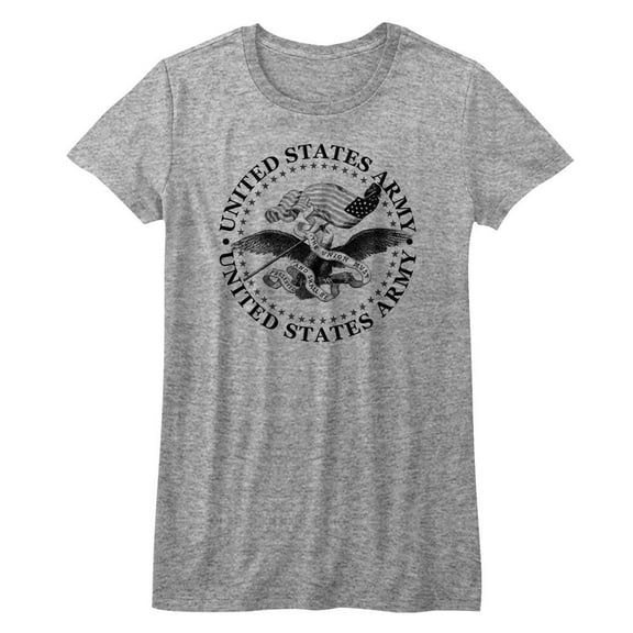 Army Preserved Gray Heather Junior Women's T-Shirt