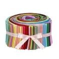 thumbnail image 3 of Tnarru 40 Pcs Rouleaux de Gelée Tissu Artisanat Courtepointe Coton Artisanat pour Scrapbooking Couture, 3 of 8