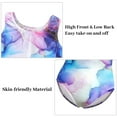 thumbnail image 5 of Gymnastics Leotard For Girls Marble Athletic Tumbling Outfits Sparkly Dance With Short, 5 of 7