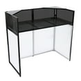 thumbnail image 6 of DJ Event Facade Black Scrim Metal Frame Booth  Portable Dj Booth Table, 6 of 21