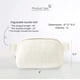thumbnail image 5 of Mini riñonera de forro polar con correa ajustable para el hombro, riñonera pequeña Sherpa para entrenamiento, correr, viajar, senderismo Adepaton RM-ZC7-3, 5 of 6