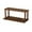 Brown, variant on CoudarTitie Desktop Rack Cup Storage Rack Stylish Save Space Practical 2 Tier Multiuse Table Brown
