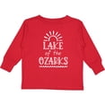 thumbnail image 3 of Inktastic Lake of the Ozarks Sun and Lake Boys or Girls Long Sleeve Toddler T-Shirt, 3 of 5