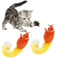 thumbnail image 2 of 2PCS Rat Cat Toy Plush Protective Creative Cat Catnip Toy Kitten Mice Toy, 2 of 10