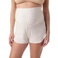 thumbnail image 5 of Ingrid & Isabel For Every Belly Women's Maternity Ribbed Henley Tank & Short Set, Sizes S-XXXL, 5 of 8