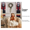 thumbnail image 2 of KALLORY 1 Pair Festive Door Decoration Nutcracker Soldier Pendant Multi Colored Outdoor Display, 2 of 8