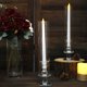 thumbnail image 1 of Paquete de 2 candelabros Efavormart de 35,5 cm de alto, de cristal transparente, con forma de huracán y tubos cilíndricos para chimenea, 1 of 8