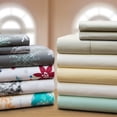 thumbnail image 4 of Celeste  Home 190 GSM Cotton Flannel Velvet Feel Bed Sheet Set Peach Blossom Twin Extra Long, 4 of 5
