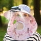 thumbnail image 3 of Sombrero de pesca al aire libre con ventilador solar ancho para mujer, sombrero para el sol con ventilador solar, sombreros para exteriores con ventilador ajustable de 3 velocidades, sombrero para, 3 of 6