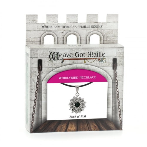 (Rock and Roll) - Weave Got Maille Whirlybird Chain Maille Necklace Kit, Rock and Roll