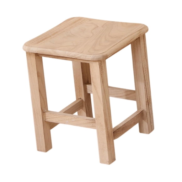 Langgg Wooden Step Stool Kids Small Stool Wooden Step For Leisure Sitting In Any Room Space Small Bench