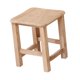 thumbnail image 5 of Reposapiés de madera para sentarse, banco de exhibición para jardín, pequeño Estilo B, 5 of 9