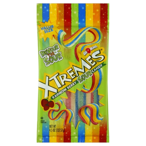 Airheads Xtremes Sweetly Chewy Fruity Candy Bar, 4.5 Oz.