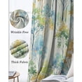 thumbnail image 3 of Watercolor Forest Colorful Blackout Curtains for Bedroom Living Room Darkening Curtains 96 Inches Long Abstract Art Modern Trees Window Curtain 2 Panels Set Window Treatment Grommet Drapes 52"x96", 3 of 9
