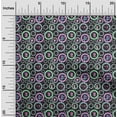 thumbnail image 2 of oneOone Cotton Silk Black Fabric Circus Sewing Craft Projects Fabric Prints By Yard 42 Inch Wide-aB, 2 of 5