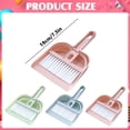 thumbnail image 2 of Meiiso Handheld Broom and Dustpan Set, Mini Pink Cleaning Brush for Desk Keyboard Pet, 1 Set, Broom, Mini Broom, Cleaning Tool, 2 of 5
