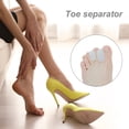 thumbnail image 2 of 1 par de separadores de dedos de silicona espaciador pulgar Hallux Valgus juanete Corrector Tmvgtek Cuidado Belleza, 2 of 6