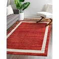 thumbnail image 2 of Unique Loom Del Mar Collection Contemporary Transitional Area Rug, 8' x 11', Terracotta/Ivory, 2 of 10