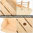 thumbnail image 4 of Mobutofu Plateau de Service Sashimi en Bois Kaki Assiette de Service pour Camping Lot de 1, 4 of 5