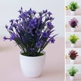 thumbnail image 3 of Artificial Bonsai High Simulation Ornamental Realistic Artificial Bonsai Fake Flower Potted Ornament for Hotel, 3 of 8