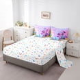 thumbnail image 5 of jejeloiu Mermaid Personalized Theme 7-Piece Bedding Comforter Set,First Letter E King Bedding Sets For Sealife Lover Reversible, 5 of 8