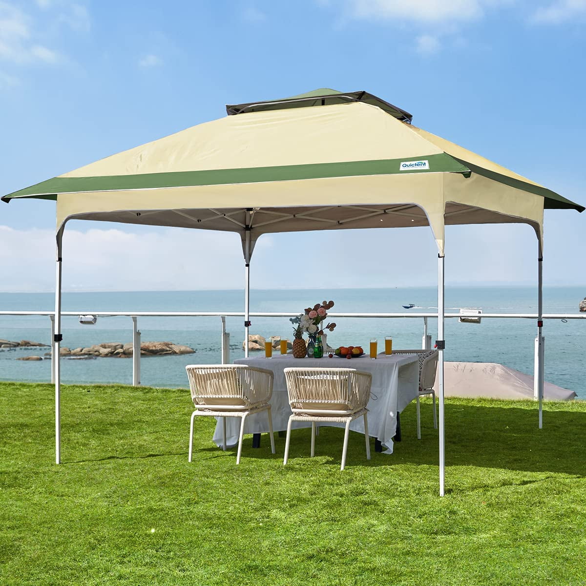 Quictent Pop up Canopy 12 x 12, One Person Set up Portable Instant