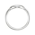thumbnail image 2 of 925 Sterling Silver Circle Ring -- Size 6.5 Ring for Women - 2.3 Grams, 2 of 2