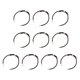 thumbnail image 1 of Pulseras deslizantes ajustables Perfecl de cordón trenzado de nailon 10 piezas café argentino, 1 of 8