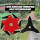 thumbnail image 4 of Cabezal de repuesto de acero de 6 cuchillas para desbrozadora | Cuchilla universal de metal para desbrozadoras | Construcción de acero Mn65 para un corte duradero | Compatible con desbrozadoras de, 4 of 9