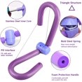 thumbnail image 4 of SHAR Multifunctional Thigh Trainer - Purple, Leg Trainer, Hip Chest Trainer, Multifunctional Yoga Home Trainer, 4 of 5