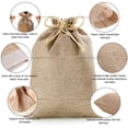 thumbnail image 3 of Bolsas de Regalo Homum 30x40 cm de Yute con Cordón 24 piezas, 3 of 7
