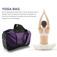 thumbnail image 4 of Yoga Bag,Travel Bag, Capacity Yoga Mat Backpack,Gym Bag,Yoga Bag,Purple, 4 of 5