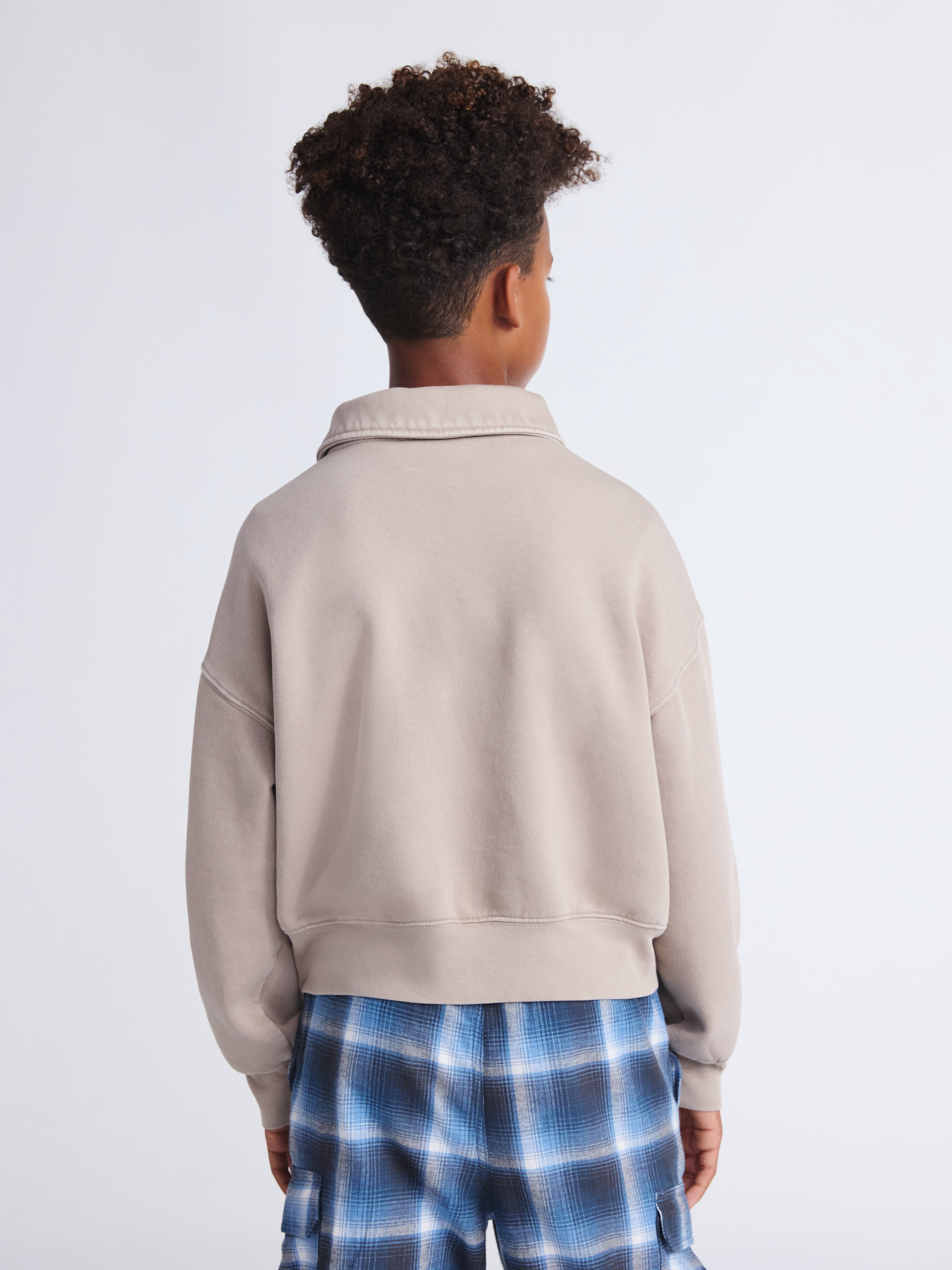 Weekend Academy Boys Fleece Quarter Zip Sweatshirt, Sizes 4-18