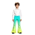 thumbnail image 3 of Girls Bell Bottom Pants High Waist Baggy Girls Wide Leg Pants Girls Back to School Clothes Gradient School Pants for Girls Size 5-16 Years, 3 of 6