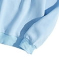 thumbnail image 4 of Women'S Sweatshirt Sweat Shirts Women Long Sleeve Oversized Pullover for Women Blue Crewneck Sweatshirts Women Fall Clothing Women Streetwear, 4 of 4