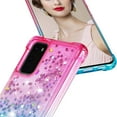 thumbnail image 5 of Liquid Case for Samsung Galaxy S20, Glitter Bling Soft TPU Bumper Heavy Duty Shockproof Protective Cover Full Body Bling Liquid Sparkle Flowing Case for Samsung Galaxy S20 Gradient Turquoise, 5 of 12