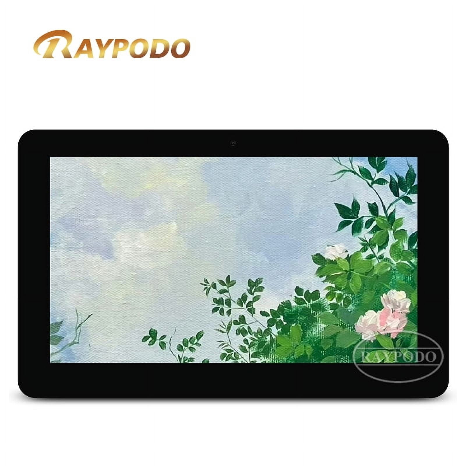 RAYPODO RPD-1400T tablet with RJ45 port 14 inch ethernet tablet meeting room tablet with RJ45 RK3568 Android 11 2+16GB 2MP WIFI Bluetooth HDMI Black