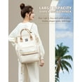thumbnail image 2 of SYCNB Diaper Backpack, Waterproof Travel Diaper Bag, Large Capacity Baby Stuff Organizer  Diaper Bag for Boys and Girls, Hospital Portabl Baby Diaper Backpack with Changing Station Beige, 2 of 8