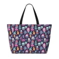 thumbnail image 2 of Honeii Funny colorful skull ghost for Tote Bag with Adjustable Strap,Beach Bag, Waterproof Sandproof Beach Tote Bag, Large Capacity Foldable Beach Bags, 2 of 7