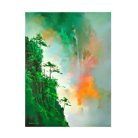 Canvas Wall Art - Thomas Leung 'Wonderland' Wall Art for Living Room, Bedroom, or Office Décor by Trademark Fine Art - 14 x 19 Inches