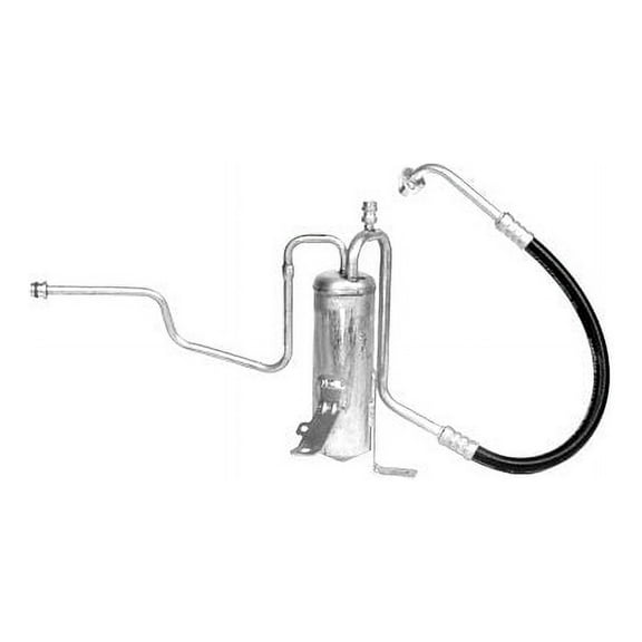 A/C Receiver Drier with Hose Assembly - Compatible with 2002 - 2004 Jeep Grand Cherokee 2003
