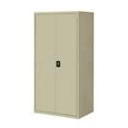 thumbnail image 6 of Hirsh Welded Steel Storage Cabinet with 2 Adjustable Shelves, 24"D x 36"W x 72"H, Putty, 6 of 8