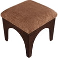 thumbnail image 4 of Meridian Furniture Lawson Cognac Chenille Fabric Ottoman, 4 of 7